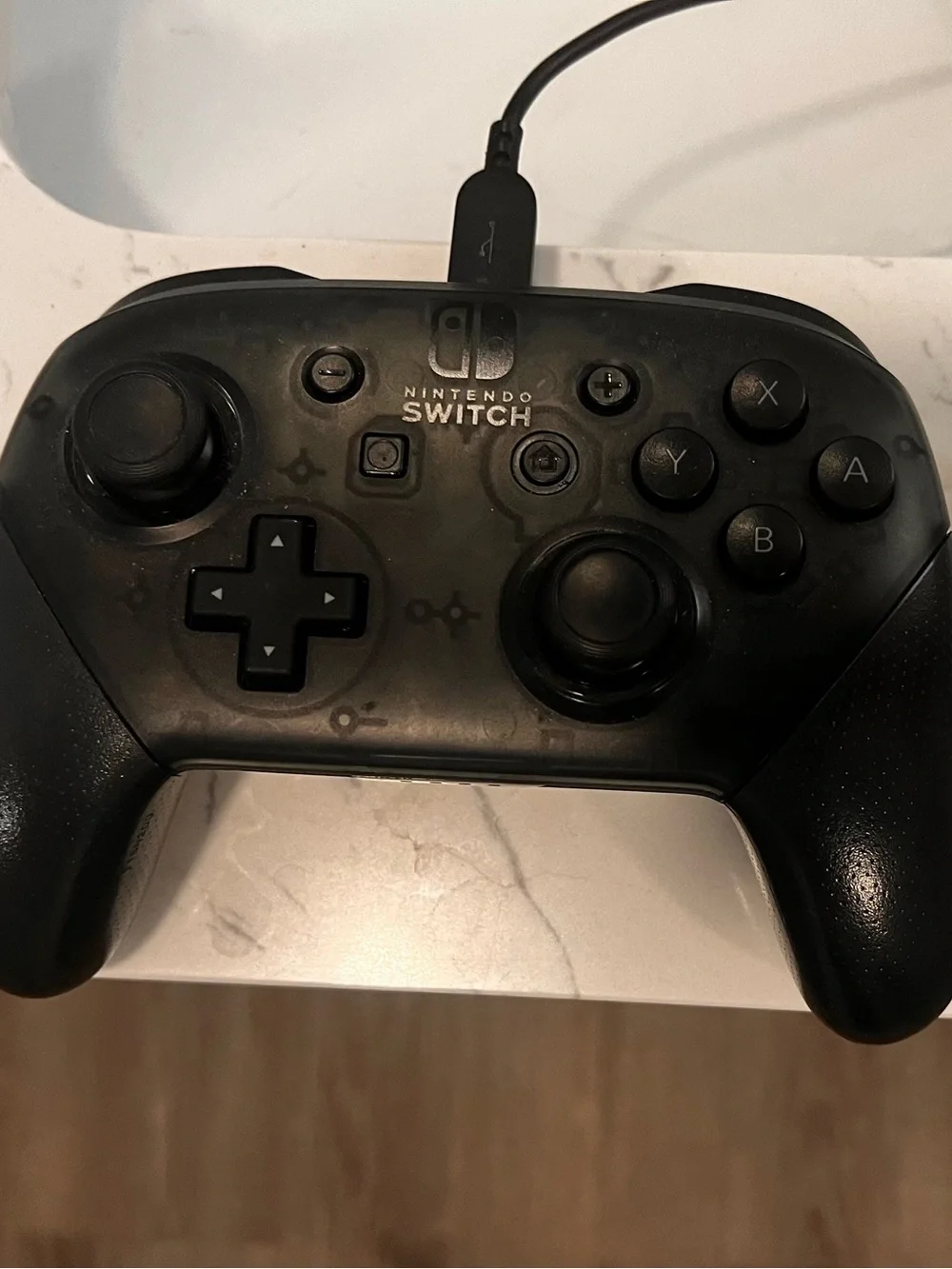 Nintendo Switch Pro Controller - Transparent Black
